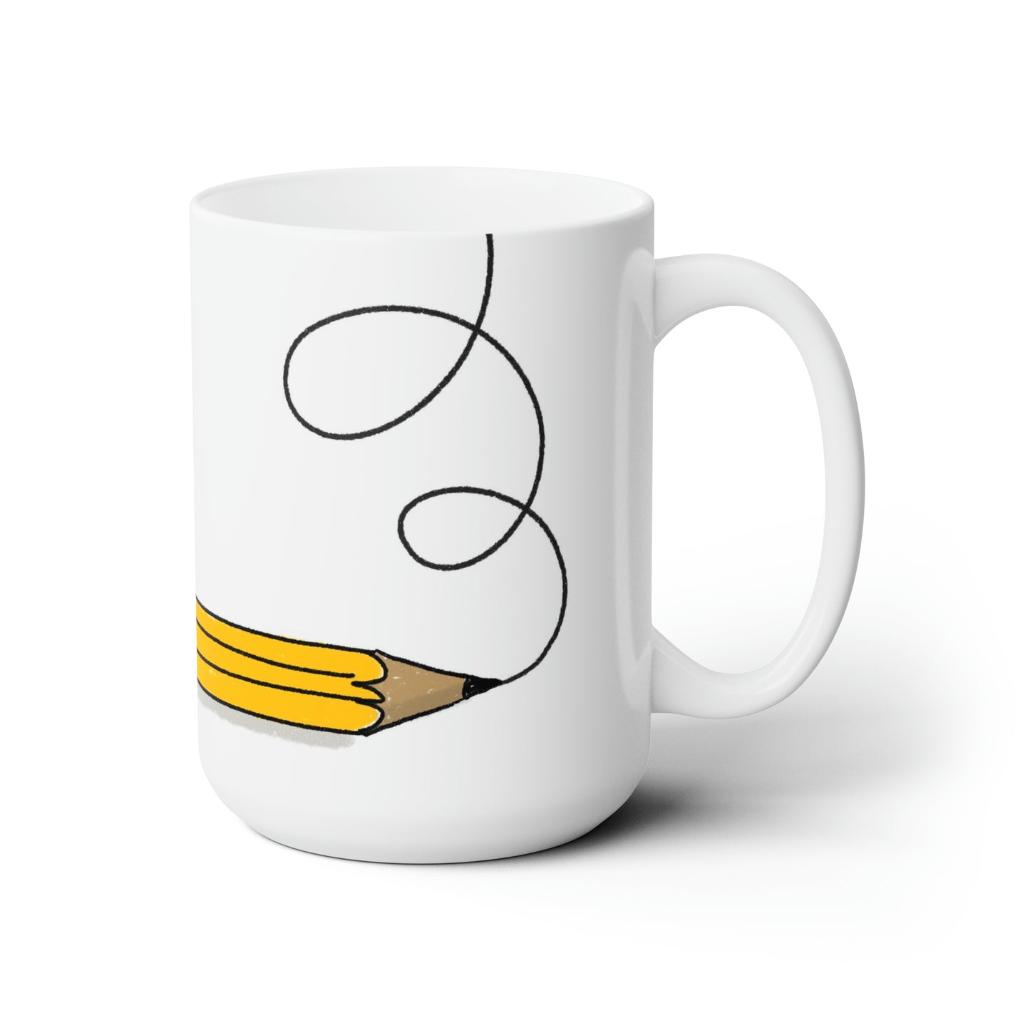 Draw Draw Draw Ceramic Mug 15oz