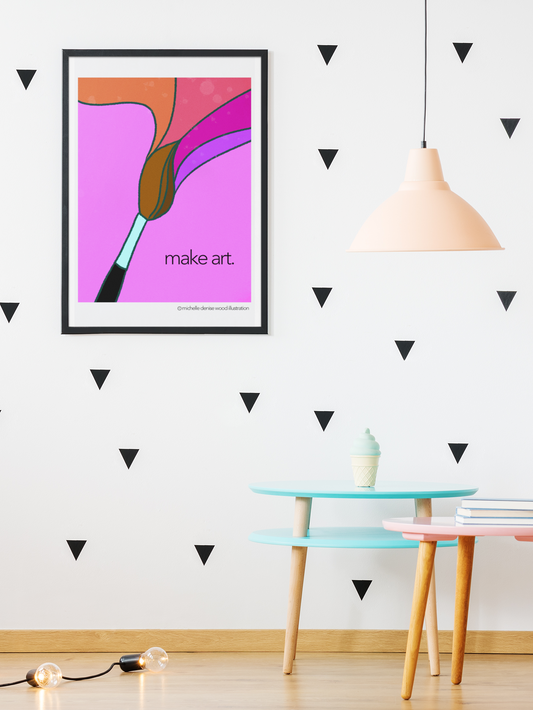 Make Art Matte Poster